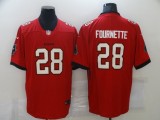 Men's Tampa Bay Buccaneers #28 Fournette Red Vapor Untouchable Limited Jersey