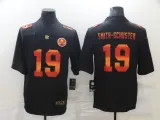 Men's Pittsburgh Steelers #19 JuJu Smith-Schuster 2020 Black Fashion Limited Jersey