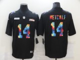 Men's Seattle Seahawks #14 DK Metcalf 2020 Black Crucial Catch Limited Jersey