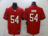 Men's Tampa Bay Buccaneers #54 David Red Vapor Untouchable Limited Jersey