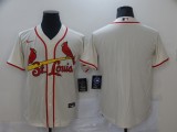 MLB St. Louis Cardinals Blank Cream Game Nike Jersey