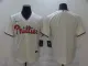 MLB Philadelphia Phillies Blank Cream Game Nike Jersey