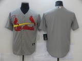 MLB St. Louis Cardinals Blank Grey Game Nike Jersey