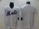 MLB New York Mets Blank White Game Nike Jersey