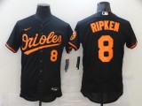 MLB Baltimore Orioles #8 Ripken Orange Elite Jersey