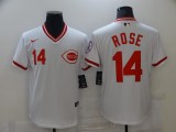 MLB Cincinnati Reds #14 Rose White Game Nike Jersey