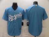 MLB Kansas City Royals Blank Blue Game Stitched Nike Jersey