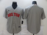 MLB Boston Red Sox Blank Grey Game Nike Jersey