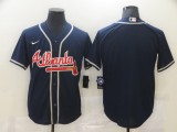 MLB Atlanta Braves Blank Blue Game Nike Jersey