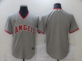 MLB Los Angeles Angels Blank Grey Game Nike Jersey