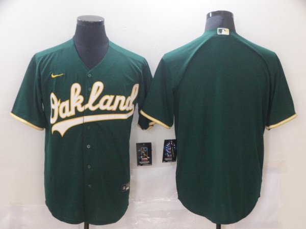 MLB Oakland Athletics Green Game Blank Nike Jersey