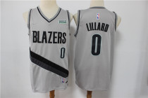 NBA Portland Trail Blazers #00 Carmelo Anthony Earned Edition Gray Jersey