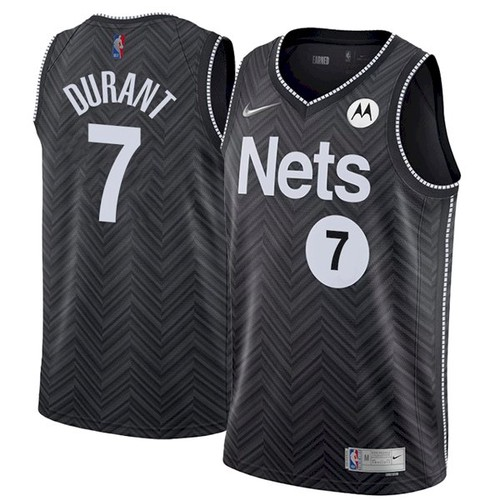 NBA Brooklyn Nets #7 Kevin Durant Black Jersey