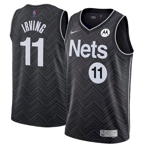 NBA Brooklyn Nets #11 Kyrie Irving Black Jersey