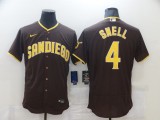 MLB San Diego Padres #4 Blake Snell Coffee Flex Base Elite Jersey