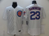 MLB Chicago Cubs #23 Sandberg White Flex Base Elite Jersey