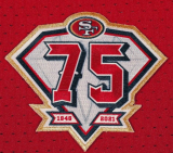 San Francisco 49ers New 75th Anniversary Patch