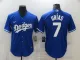 MLB Los Angeles Dodgers #7 Julio Urias Blue Game Nike Jersey