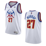 NBA Denver Nuggets #27 Jamal Murray 2020-21 White Earned Edition Jersey