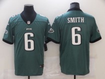 Men's Philadelphia Eagles #6 DeVonta Smith 2021 NFL Draft Green Vapor Untouchable Limited Jersey