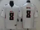 Men's Atlanta Falcons #8 Kyle Pitts 2021 White Vapor Untouchable Limited Jersey