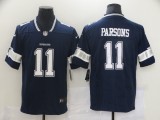 Men's Dallas Cowboys #11 Micah Parsons 2021 NFL Draft Navy Vapor Limited Jersey