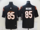 Men's Cincinnati Bengals #85 Tee Higgins 2021 Black Vapor Untouchable Limited Jersey