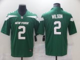 Men's New York Jets #2 Wilson Green Vapor Untouchable Limited Stitched Jersey