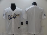MLB Los Angeles Dodgers  Blank White Gold Game Nike Jersey