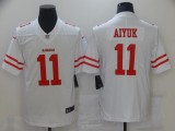 Men's San Francisco 49ers #11 Brandon Aiyuk White 2020 NFL Draft Vapor Limited Jersey