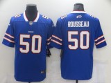 Men's Nike Buffalo Bills #50 Rousseau Royal Blue Vapor Untouchable Limited Jersey