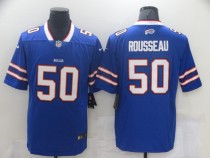 Men's Nike Buffalo Bills #50 Rousseau Royal Blue Vapor Untouchable Limited Jersey