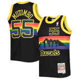 NBA Denver Nuggets #55 Dikembe Mutombo Black 1991-92 Hardwood Classics Reload Jersey