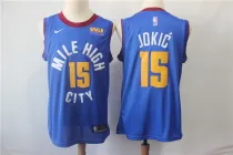 NBA Denver Nuggets #15 Nikola Jokic Statement Blue 2018-19 Jersey