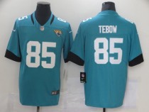 Men's Jacksonville Jaguars #85 Tebow Teal Green Vapor Untouchable Limited Jersey