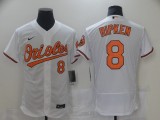MLB Baltimore Orioles #8 Ripken White Elite Jersey