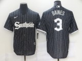 MLB Chicago White Sox #3 Baines Black 2021 City Jersey