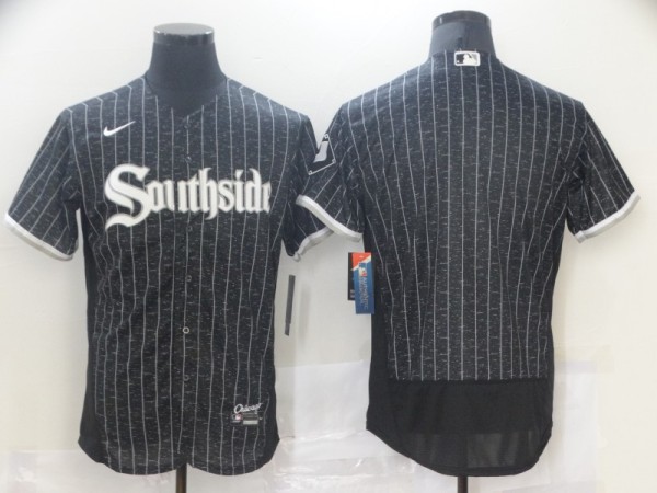 MLB Chicago White Sox Blank Black 2021 City Connect Flex Base Elite Jersey