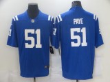 Men's Indianapolis Colts #51 Paye Royal Blue Vapor Untouchable Limited Jersey