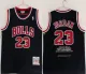 NBA Chicago Bulls #23 Michael Jordan 1995-98 Black Three Champions Jersey