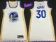 Women NBA Golden State Warriors #30 Curry White Dress Jersey