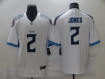 Men's Tennessee Titans #2 Jones White Vapor Untouchable Limited Jersey