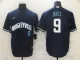 MLB Chicago Cubs #9 Baez 2021 Navy City Connect Game Jersey