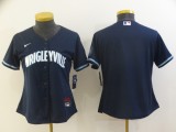 Women MLB Chicago Cubs Blank 2021 Navy City Connect Game Jersey