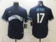 MLB Chicago Cubs #17 Bryant 2021 Navy City Connect Game Jersey