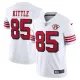 Men's San Francisco 49ers #85 George Kittle White 2021 75th Anniversary Vapor Untouchable Limited Jersey