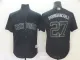 MLB New York Yankees #27 Parmigiancarlo Black Flex Base  Elite Jersey