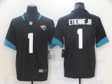 Men's Jacksonville Jaguars #1 Etienne Jr  Black Vapor Untouchable Limited Jersey