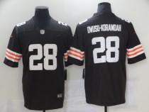 Men's Cleveland Browns #28 Owusu-Koramoah New Brown Vapor Untouchable Limited Jersey