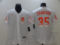 MLB San Francisco Giants #35 Brandon Crawford White City Connect Game Jersey